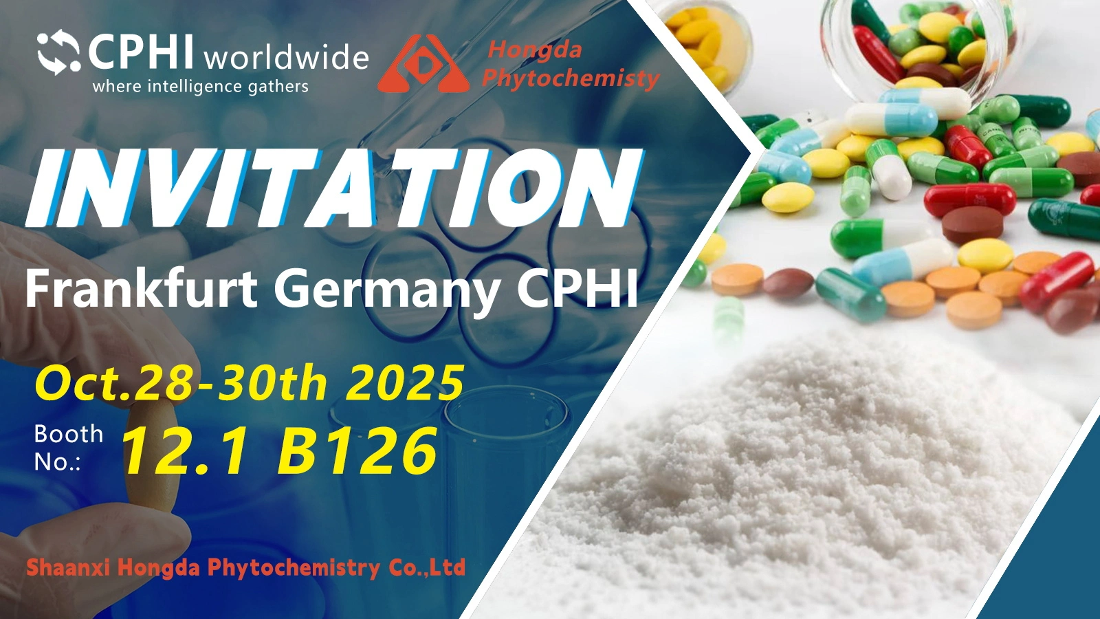 Invitation to the CPHI Pharmaceutical Exhibition in Germany in 2025 Invitation to the CPHI Pharmaceutical Exhibition in Germany in 2025