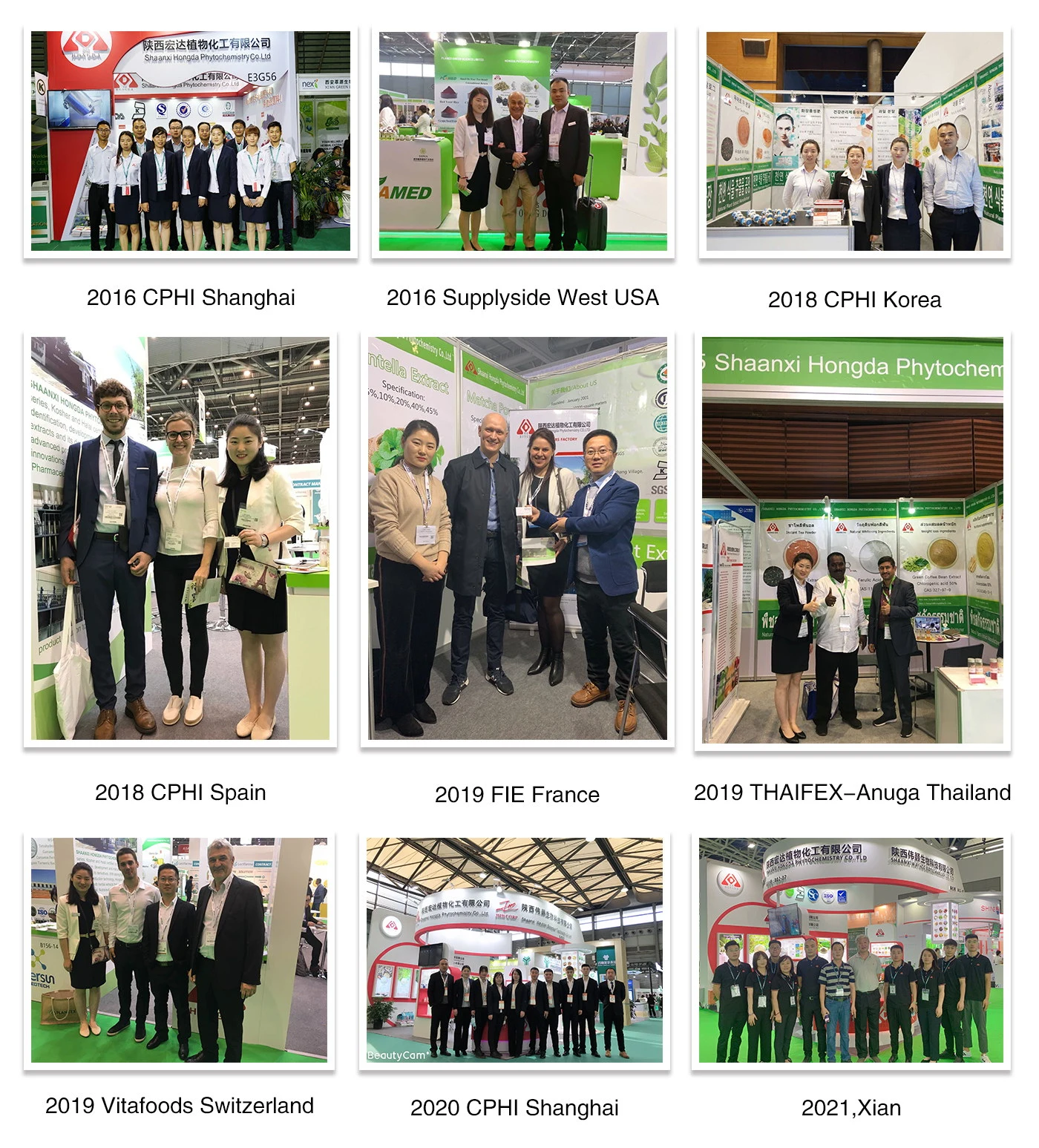 Shaanxi hongda's exhibitions