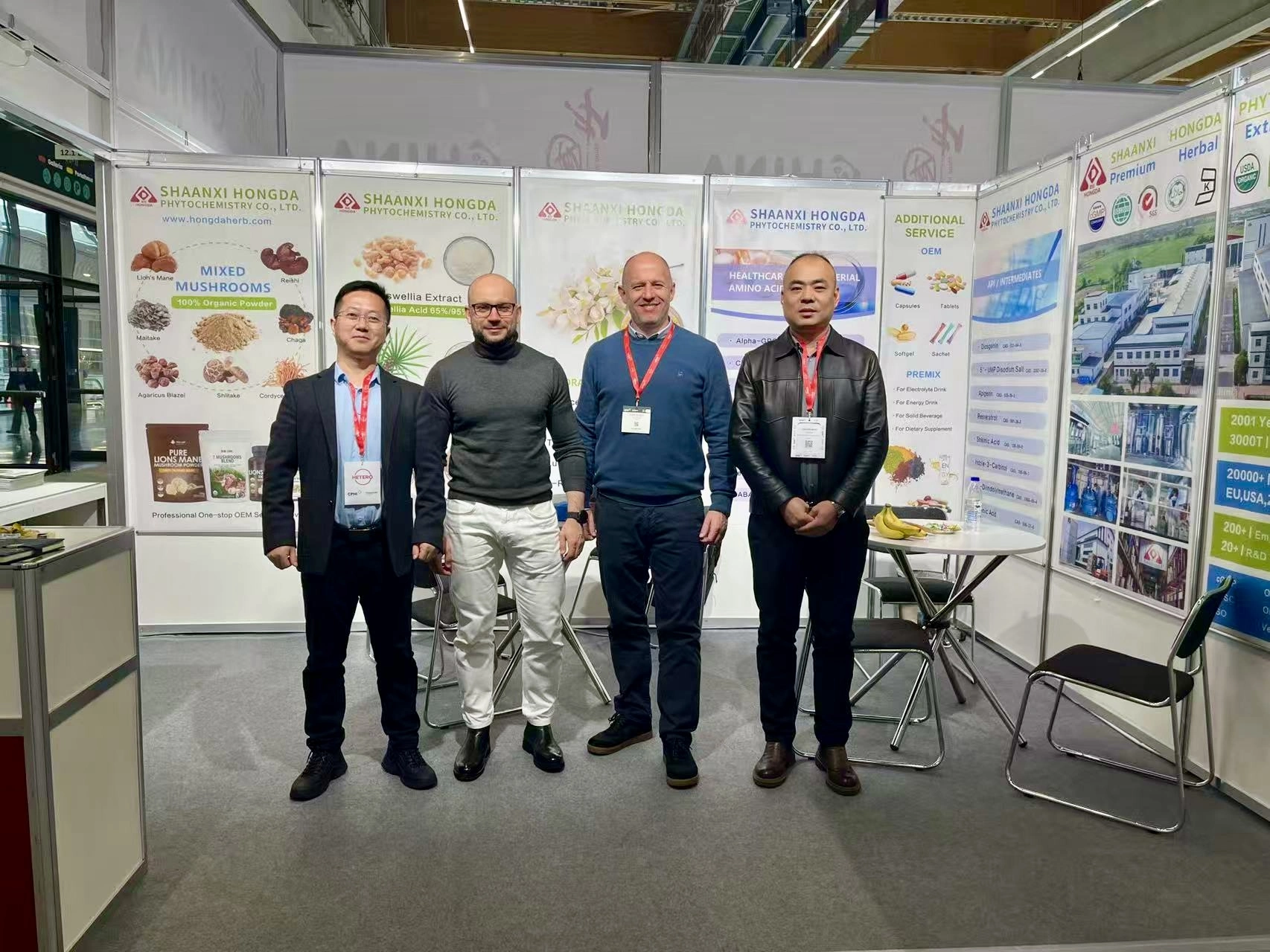 Shaanxi Hongda Successfully Debuts at CPhI Worldwide in Frankfurt Shaanxi Hongda Successfully Debuts at CPhI Worldwide in Frankfurt