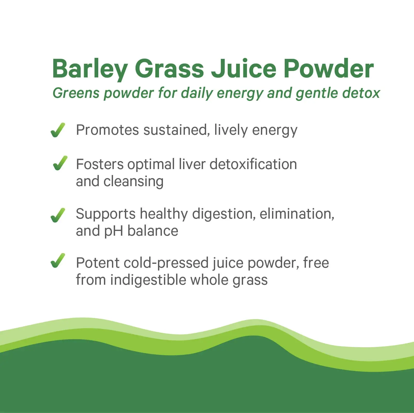 Health Benefits of barley grass juice powder