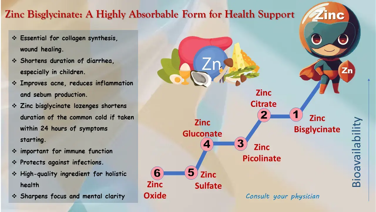 Zinc Bisglycinate Benefits Zinc Bisglycinate Benefits