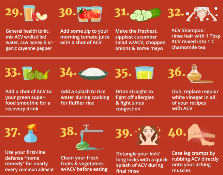 apple cider vinegar powder uses