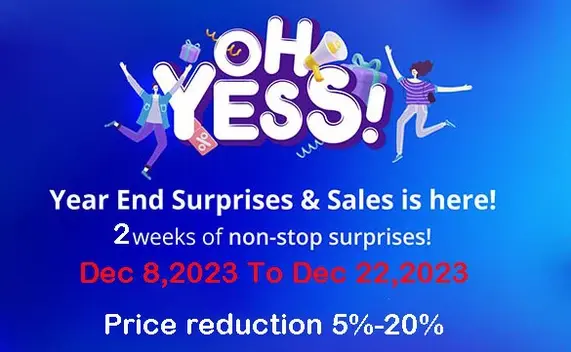 The Year-End Sale Is Here Again! The Year-End Sale Is Here Again!