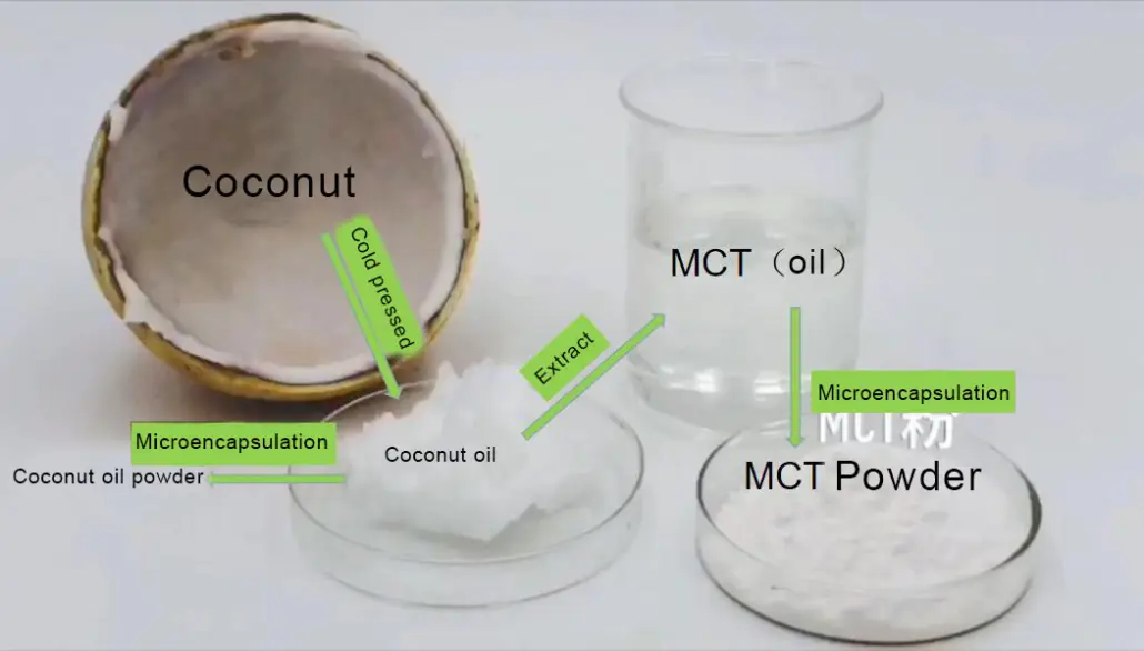 MCT Oil Powder And Coconut powder