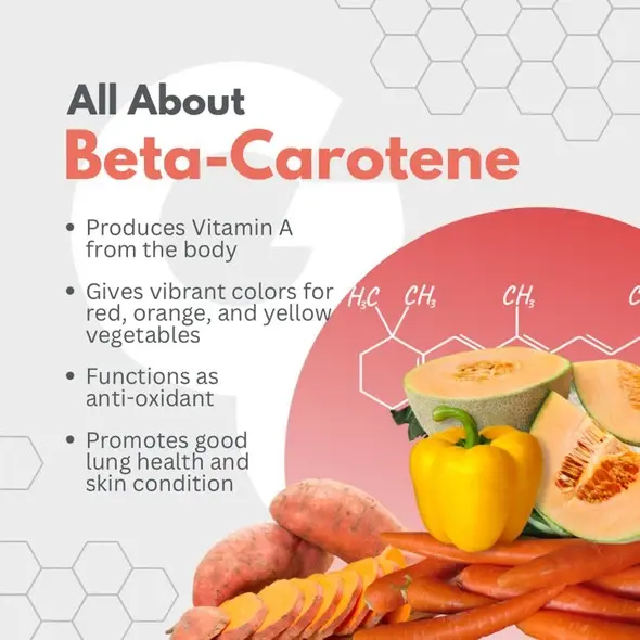beta carotene is good for what