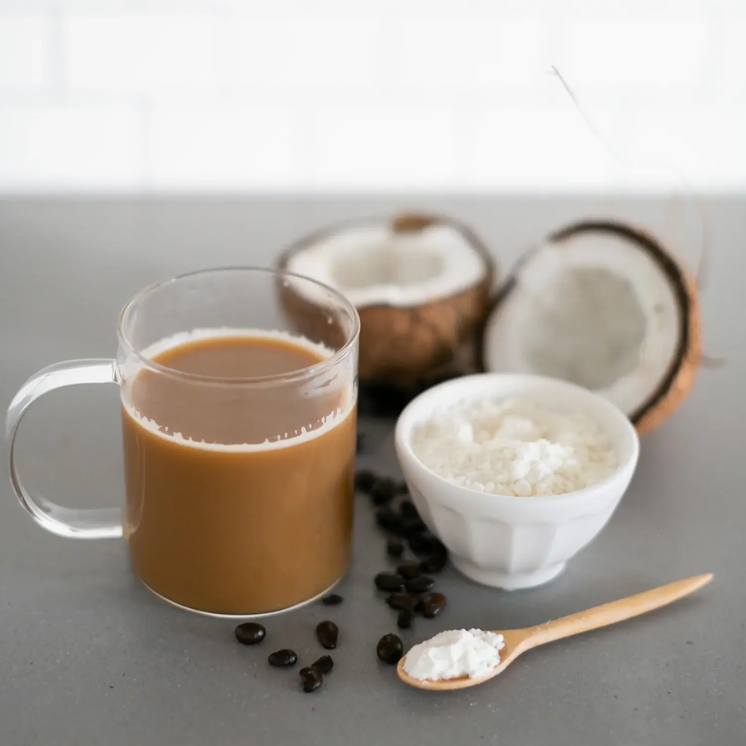 MCT Oil Powder in coffee