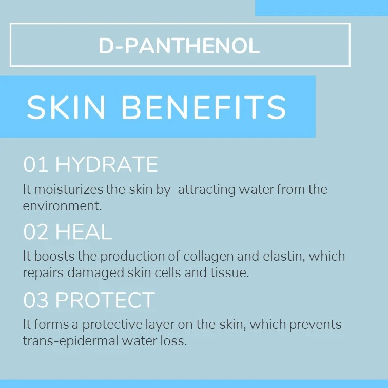 D-Panthenol benefits for skin D-Panthenol benefits for skin