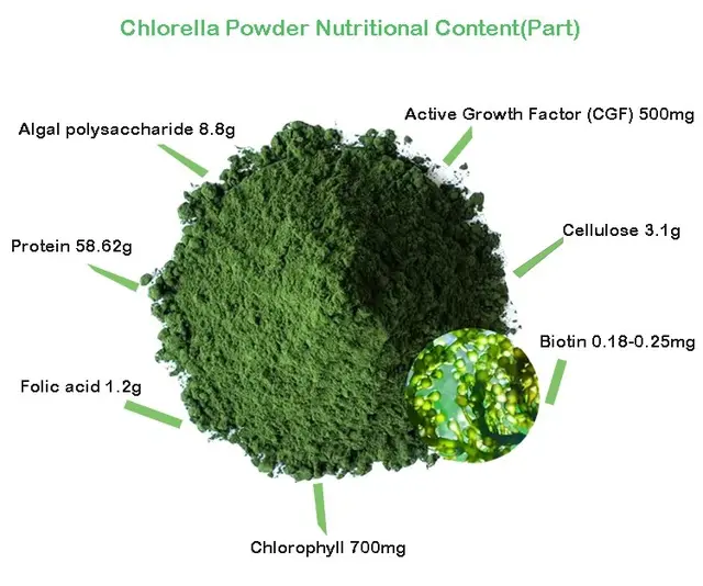 Chlorella's Nutritional Profile Chlorella's Nutritional Profile