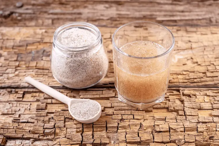 Mixing Psyllium Husk Powder With Liquid Mixing Psyllium Husk Powder With Liquid