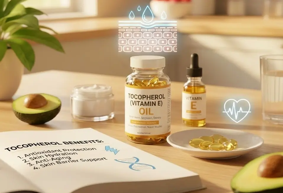 Vitamin E for skin