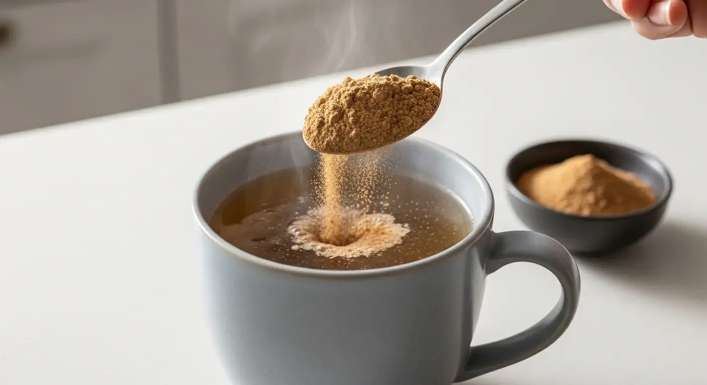 Resihi mushroom powder tea-shaanxi hongda phytochemistry