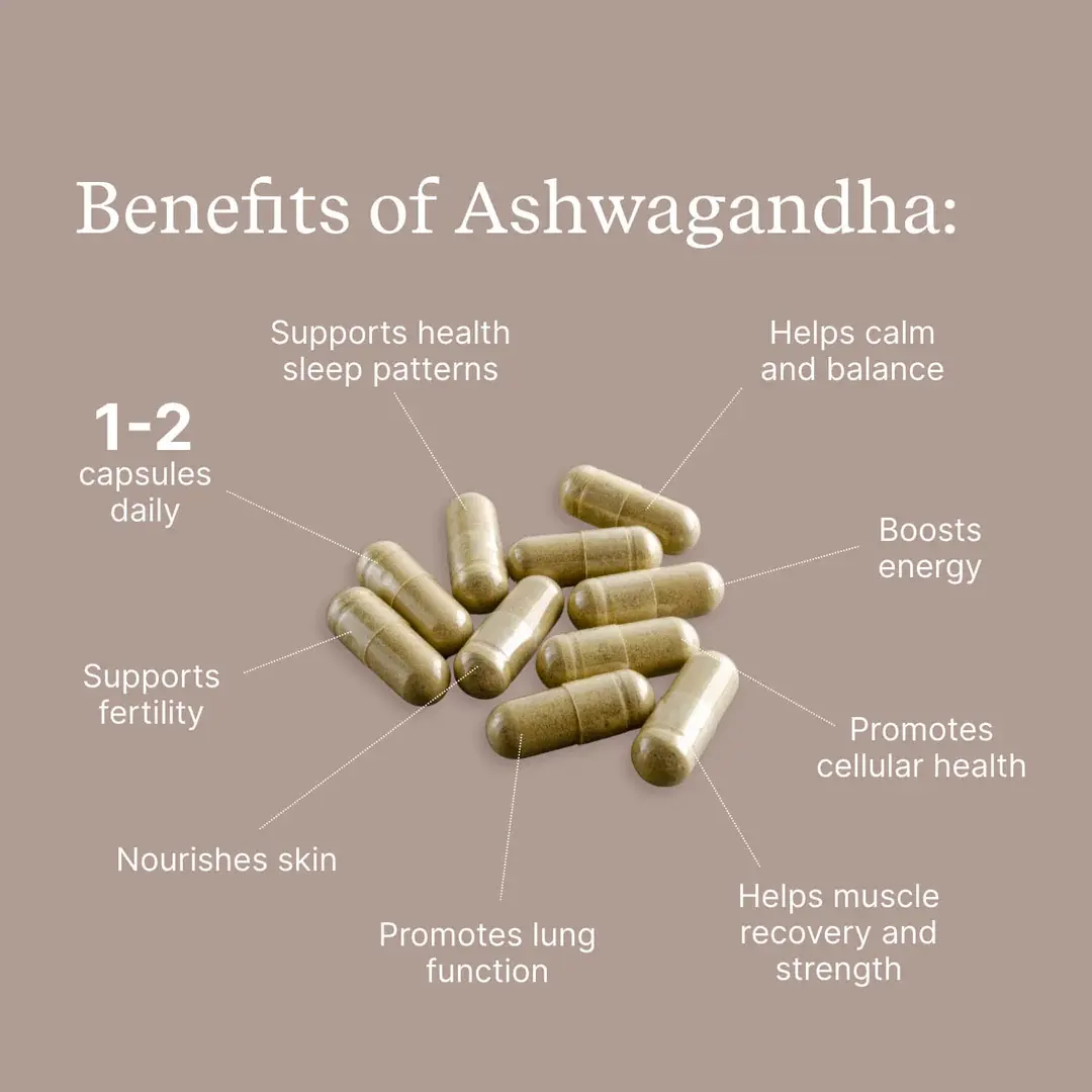  Ashwagandha Root Extract Capsules