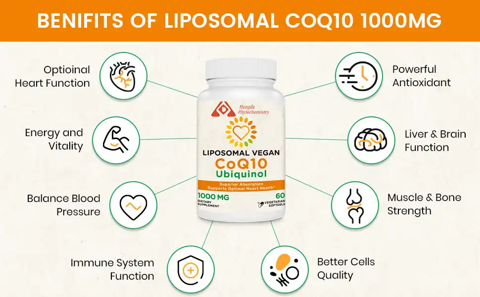 liposomal COQ 10 powder benefits 
