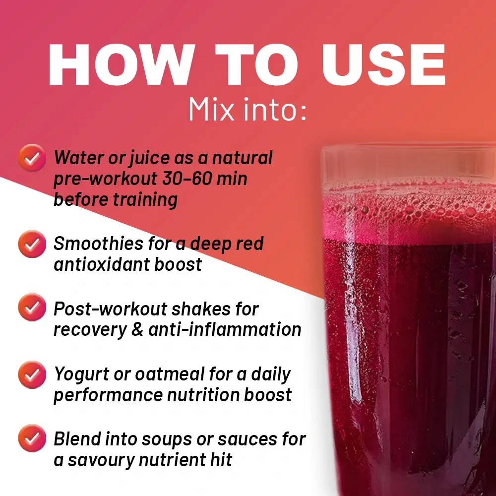 Beet root powder