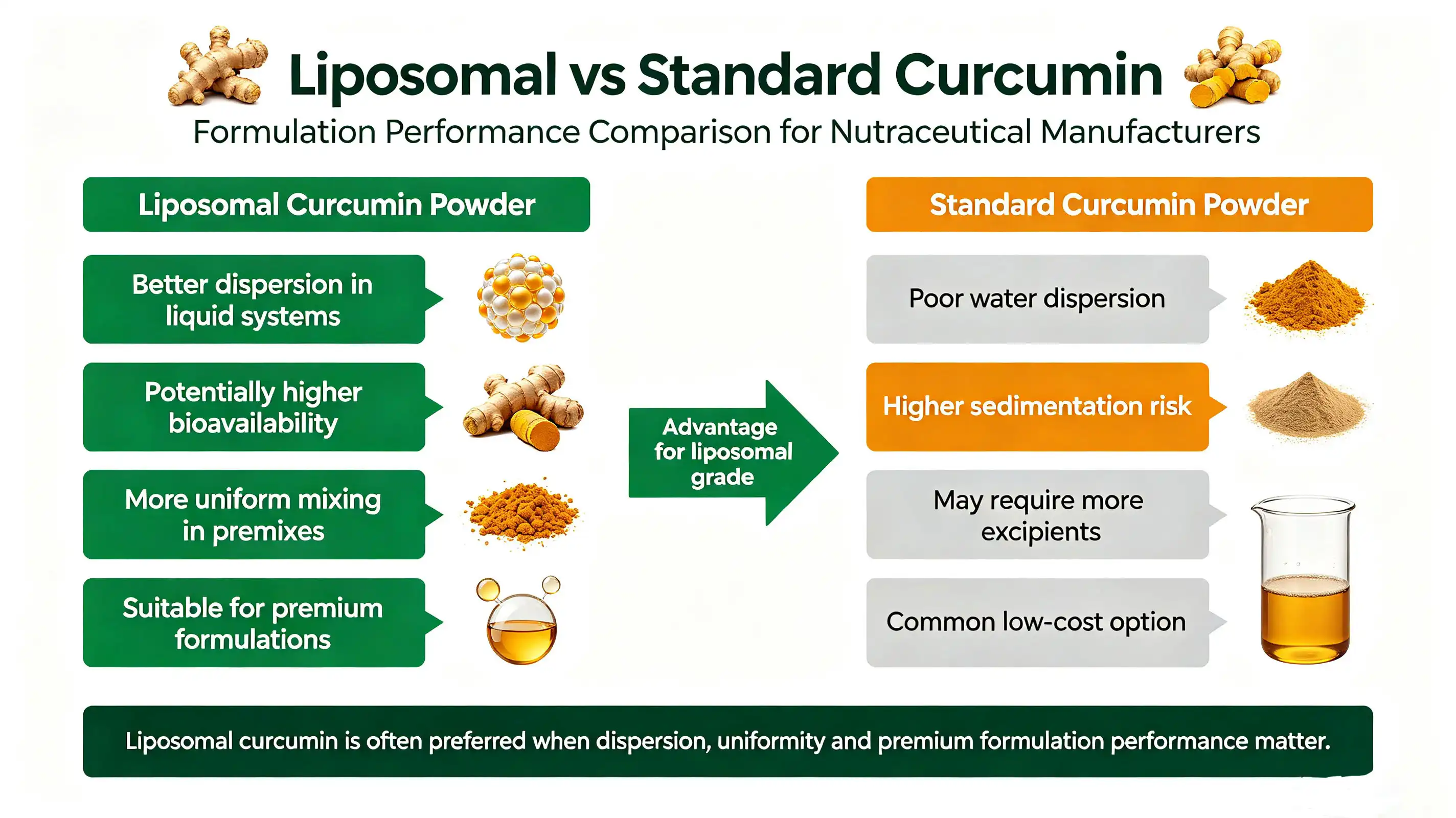Liposomal vs Standard Curcumin Liposomal vs Standard Curcumin
