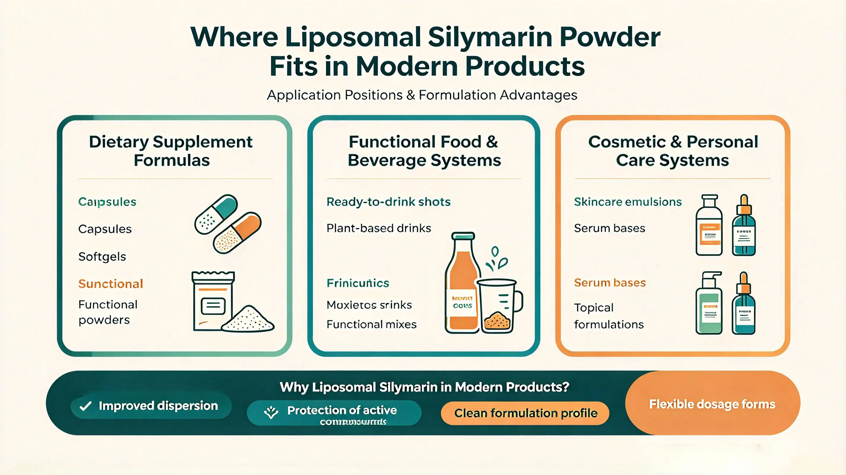 Where Liposomal Silymarin Powder Fits in Modern Products
