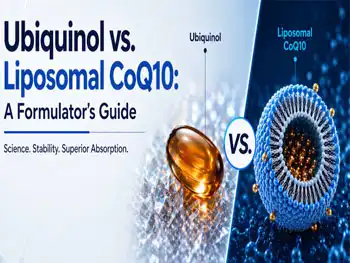 Liposomal Coenzyme Q10 Powder: Ubiquinone or Ubiquinol, Both Available