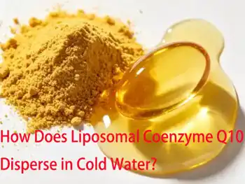 How Does Liposomal Coenzyme Q10 Powder Disperse in Cold Water?