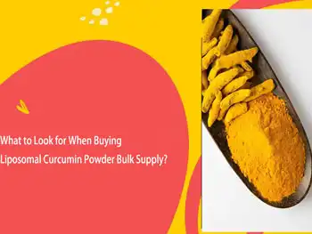 What to Look for When Buying Liposomal Curcumin Powder Bulk Supply?
