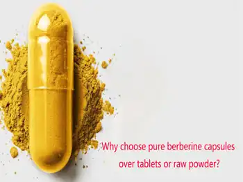 Why choose pure berberine capsules over tablets or raw powder?