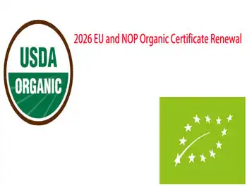 Shaanxi Hongda Updates 2026 EU and NOP Organic Certifications