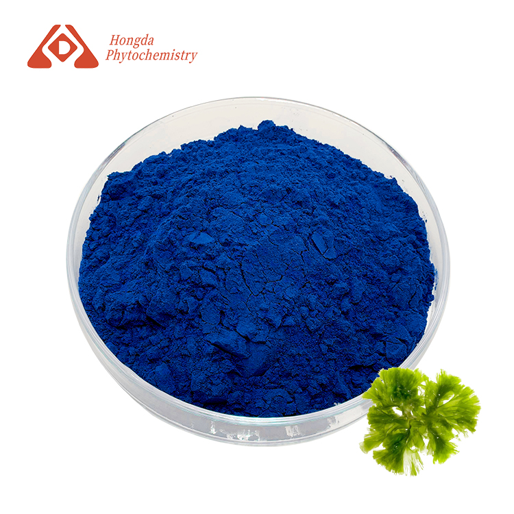 Organic phycocyanin powder